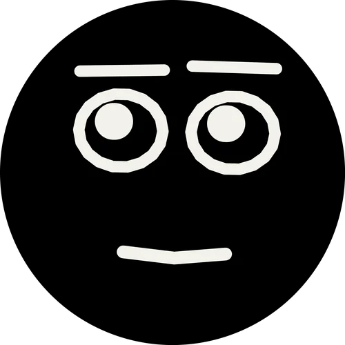 Bob on a dark circle